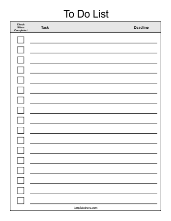 Checklist-Template-To-Do-List-Template