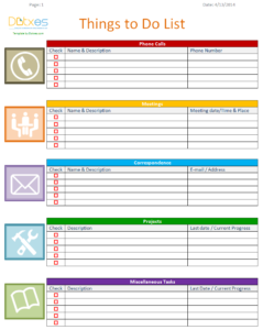 Things-to-do-list-template