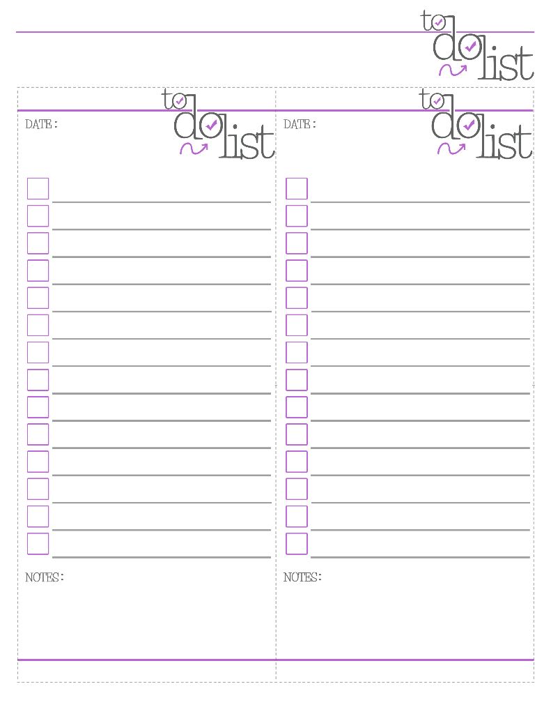 23 WORD To Do List Templates  Printable To Do Lists In Blank To Do List Template
