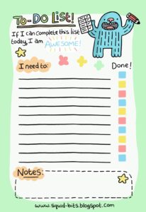 color-to-do-list-template