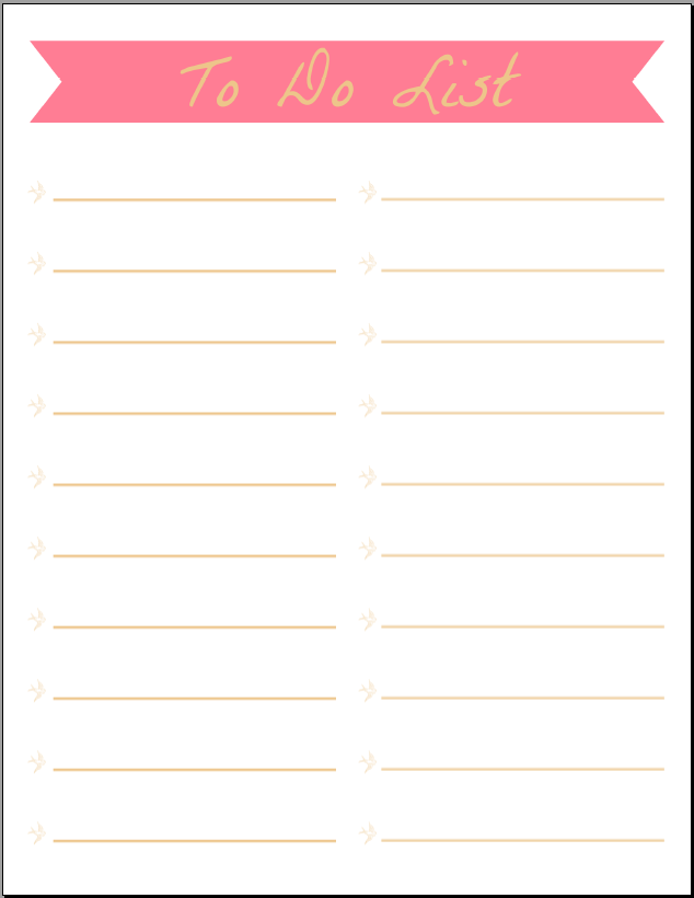 fall-to-do-list-templates