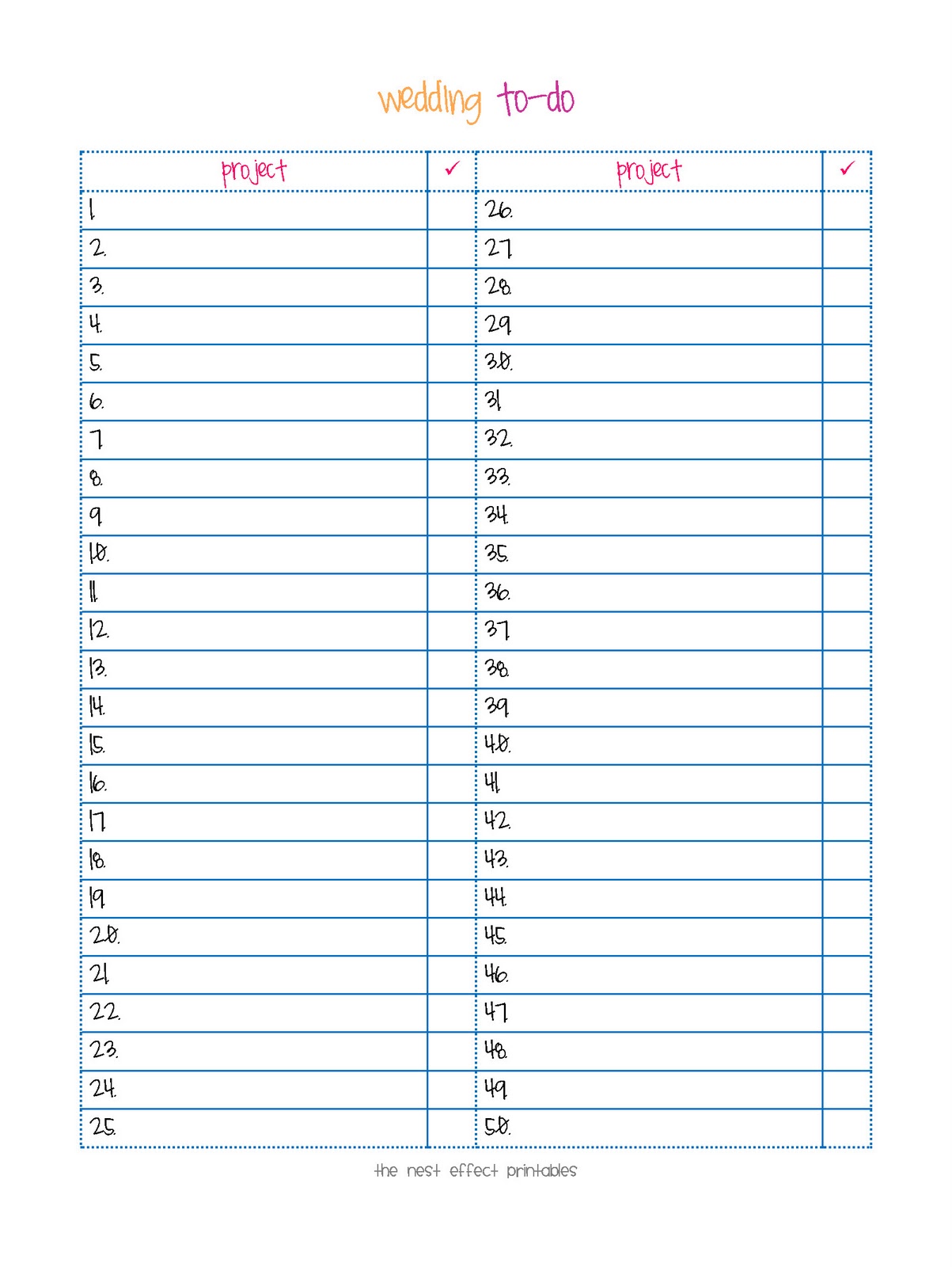 7 To Do List Templates | Printable To Do Lists